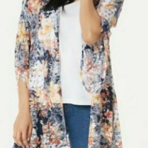 Stretch lace cardigan